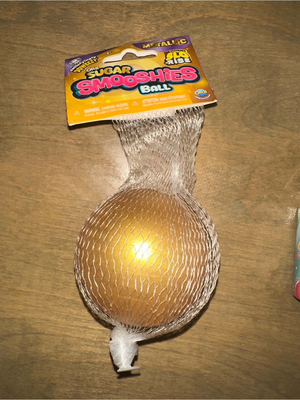 Squishmallows Metallic Gold Sugar Smooshies Ball